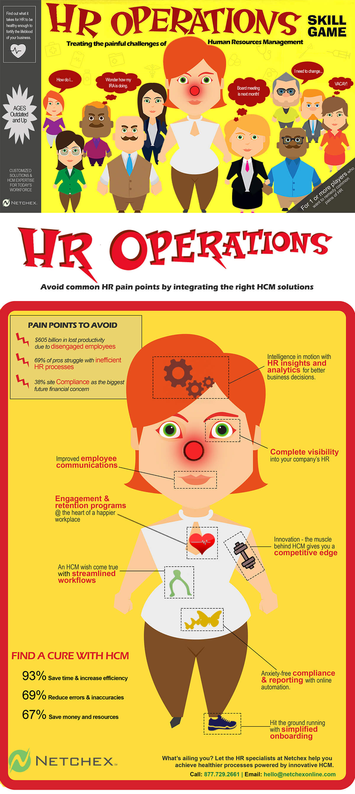 hr operations skill game from netchex hcm software