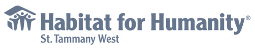 Habitat for Humanity St Tammy West grey logo