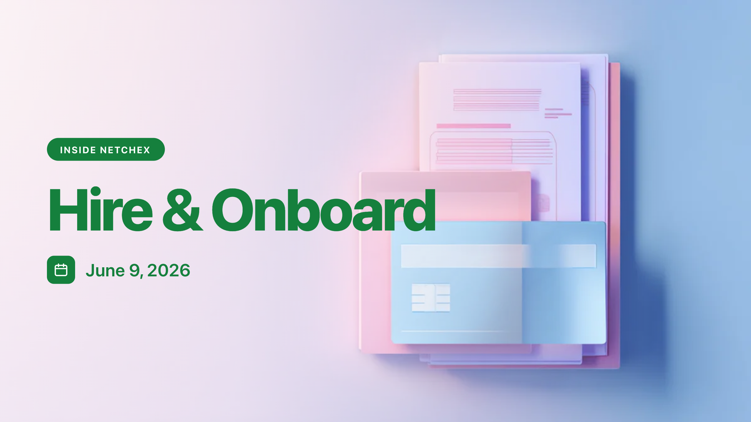 Inside Netchex Webinar Hire and Onboard