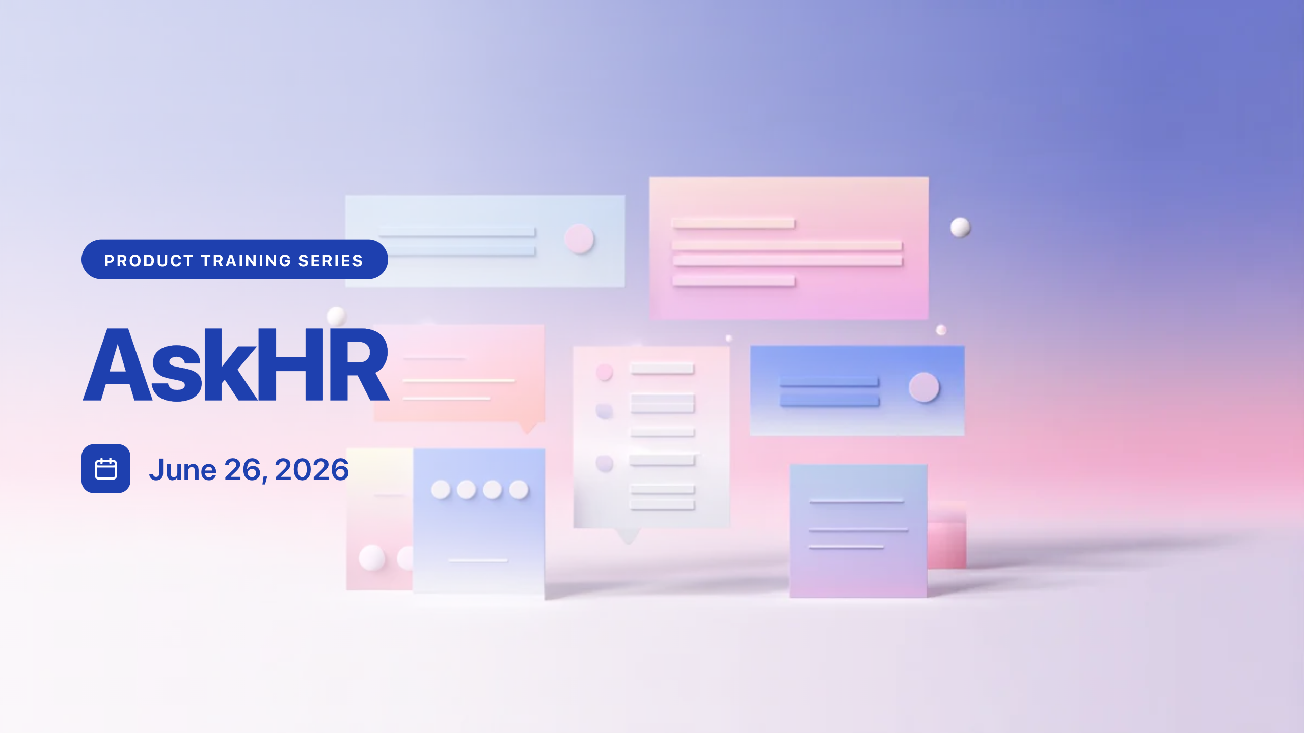 Product Training Series AskHR