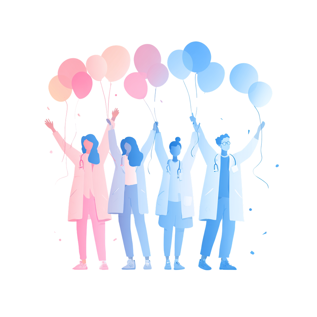Employee recognition illustration for improving retention in healthcare organizations and clinical teams