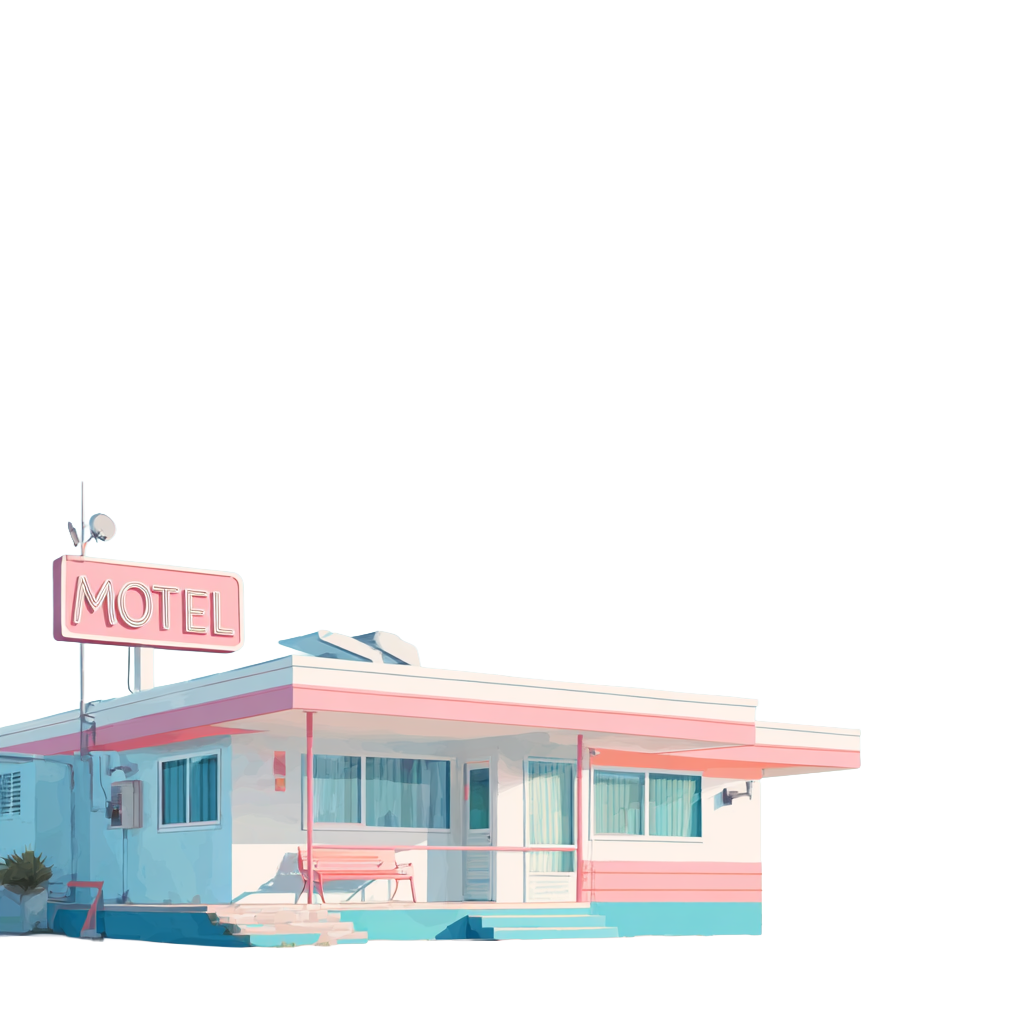 Payroll software illustration for motels run by owners and managers handling payroll alongside front desk duties