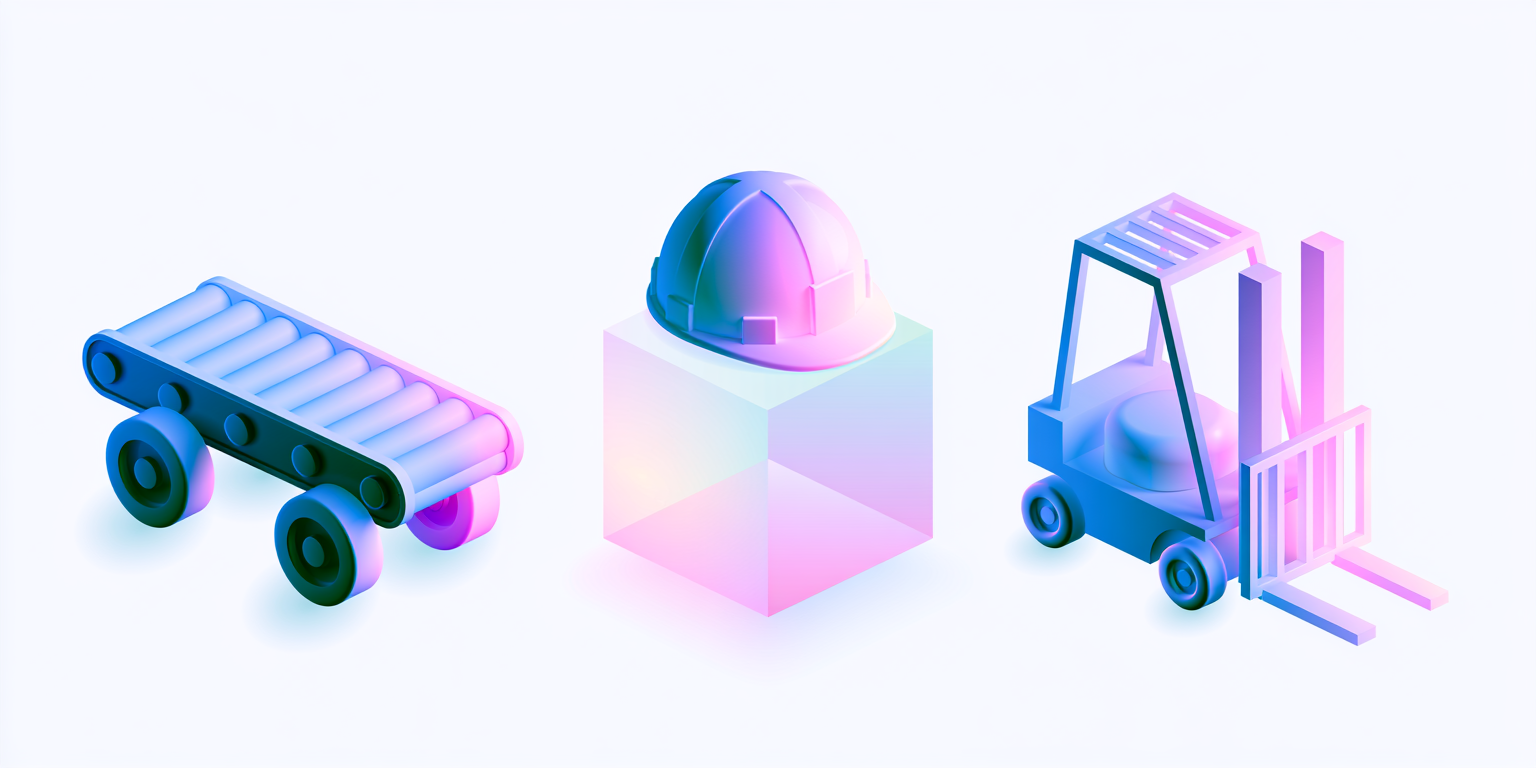 Manufacturing and warehouse workers in key production and logistics roles