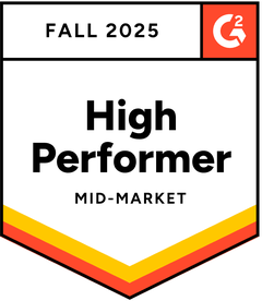 G2 High Performer, Benefits Administration, Mid-Market, Fall 2025